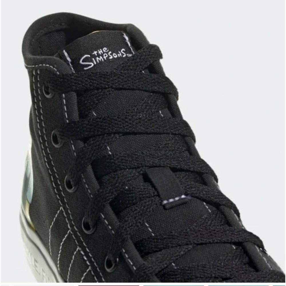 Adidas The Simpsons x Nizza Hi RF J Pranks On Moe GZ3538 Shoes Youth Size 7 - Picture 6 of 7